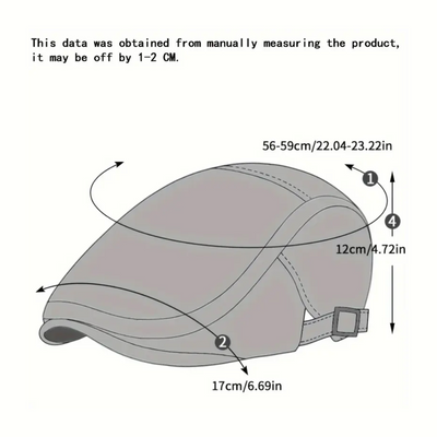 Harvey | Heritage Leather Flat Cap