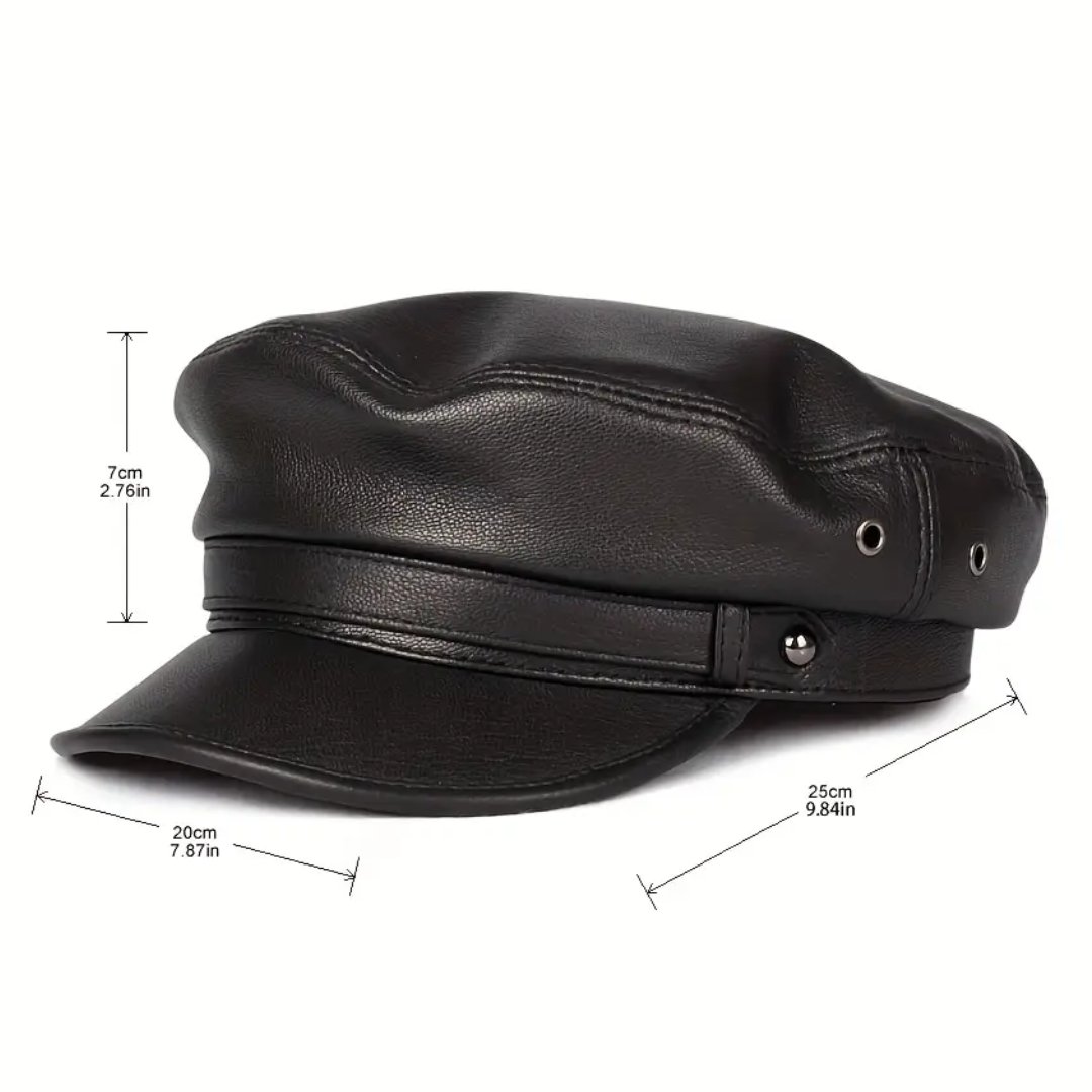 Arthur | Leather Fiddler Hat