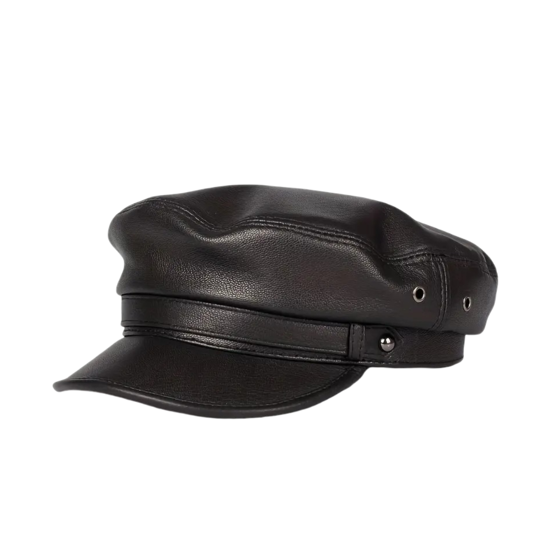 Arthur | Leather Fiddler Hat