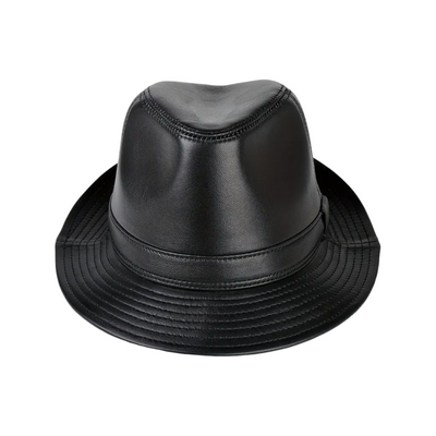 Timothy | Classic Leather Fedora Hat