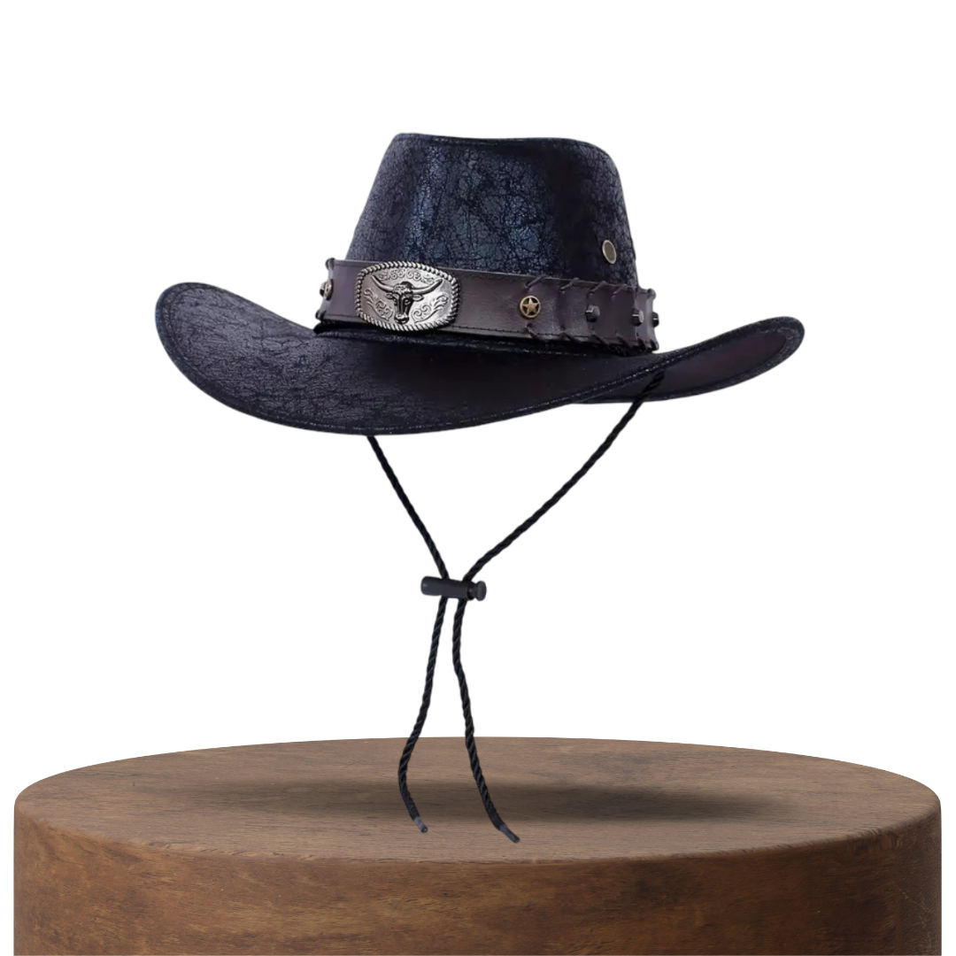 Patrick | Western Cowboy Hat with Bison Buckle