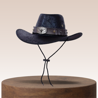 Patrick | Western Cowboy Hat with Bison Buckle