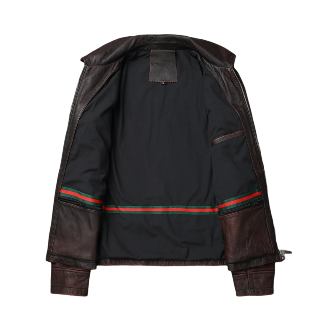 Thomas | Durable Leather Jacket for Truck Drivers