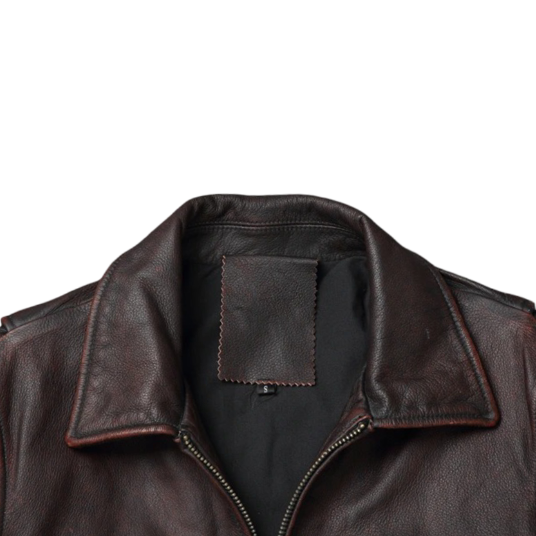 Thomas | Durable Leather Jacket for Truck Drivers