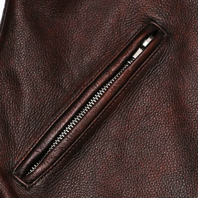 Alexander | Classic Vintage Racer Leather Jacket