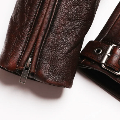 Alexander | Classic Vintage Racer Leather Jacket