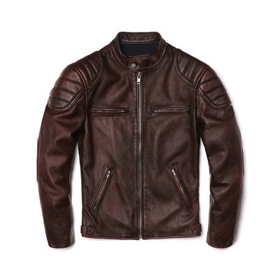 Alexander | Classic Vintage Racer Leather Jacket