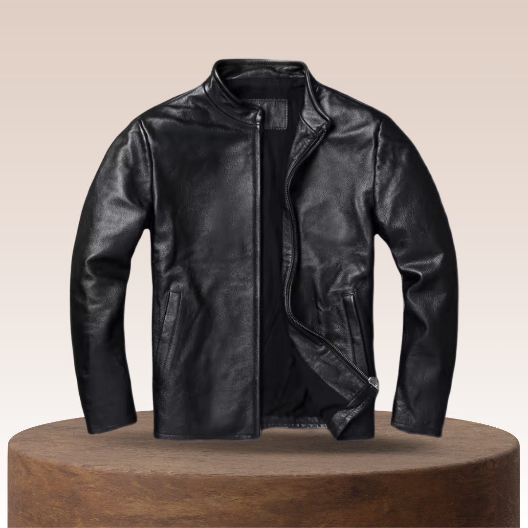 Maximilian | Timeless Men's Leather Biker Jacket