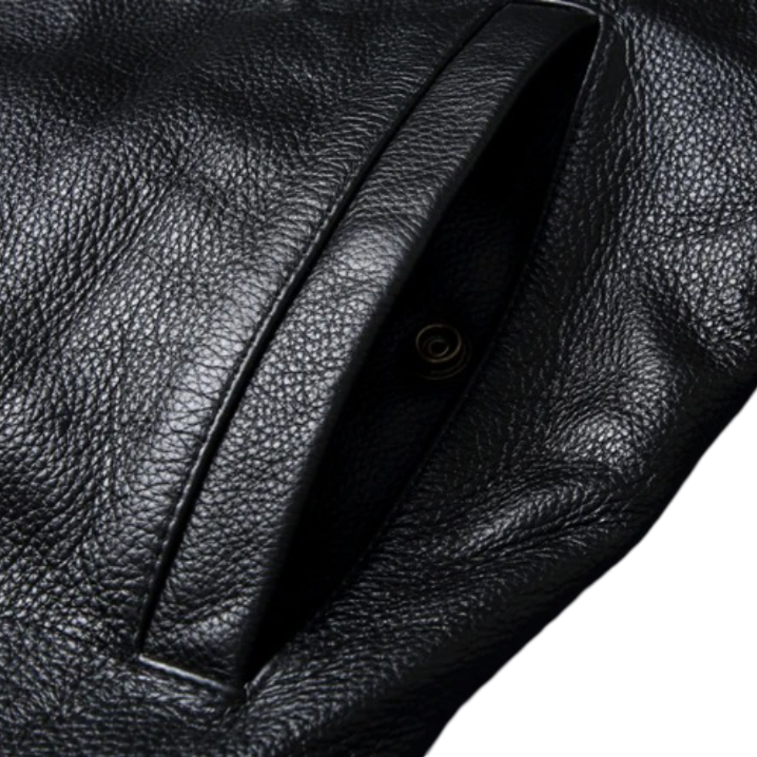 Maximilian | Timeless Men's Leather Biker Jacket