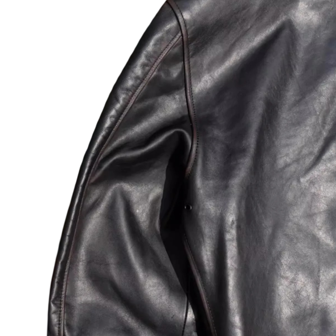 Samuel | A-2 Flight Leather Jacket in Military Style