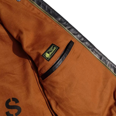 Samuel | A-2 Flight Leather Jacket in Military Style