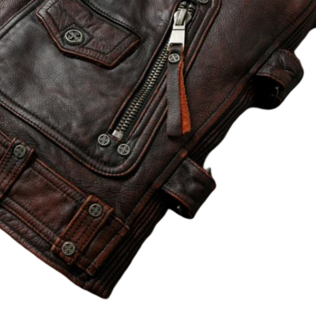 Hudson | Outlaw Leather Vest