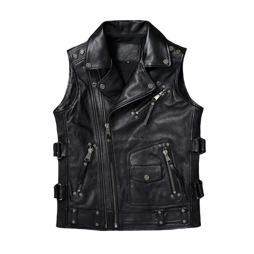 Hudson | Outlaw Leather Vest
