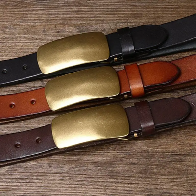 Hudson | Frontier Brass Buckle Belt