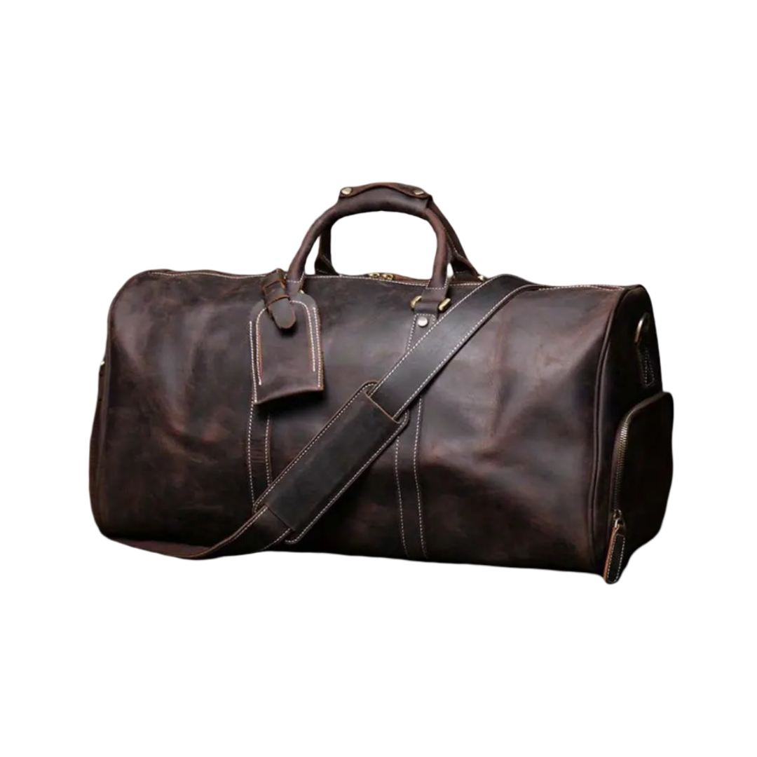 Montgomery | Authentic Top-Grain Cowhide Duffel Crossbody Bag