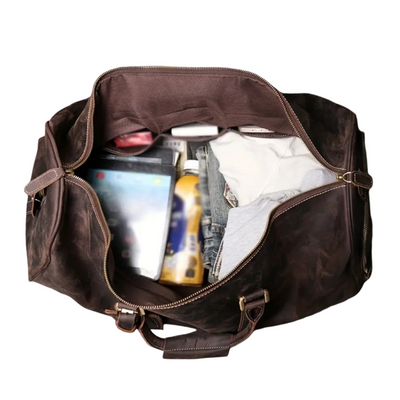 Montgomery | Authentic Top-Grain Cowhide Duffel Crossbody Bag