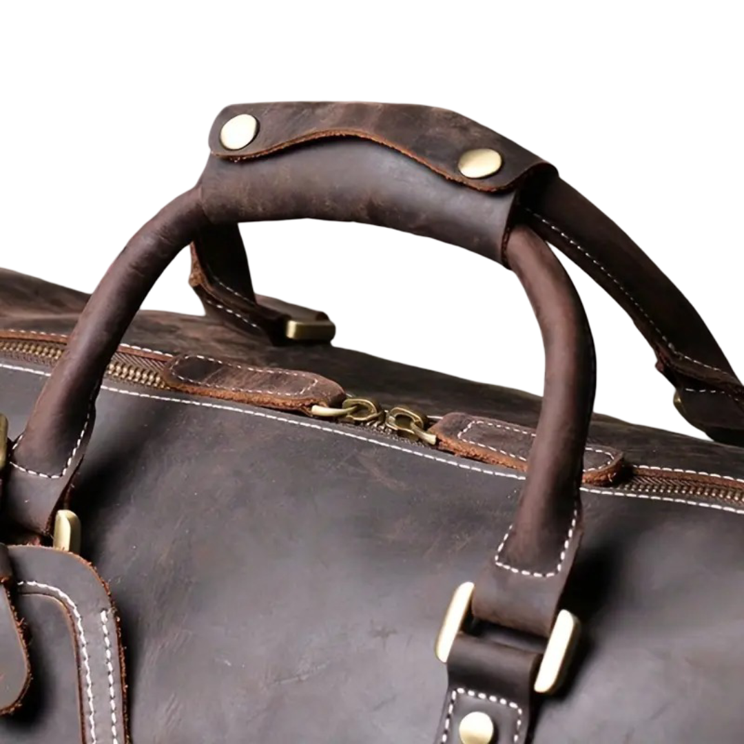 Montgomery | Authentic Top-Grain Cowhide Duffel Crossbody Bag