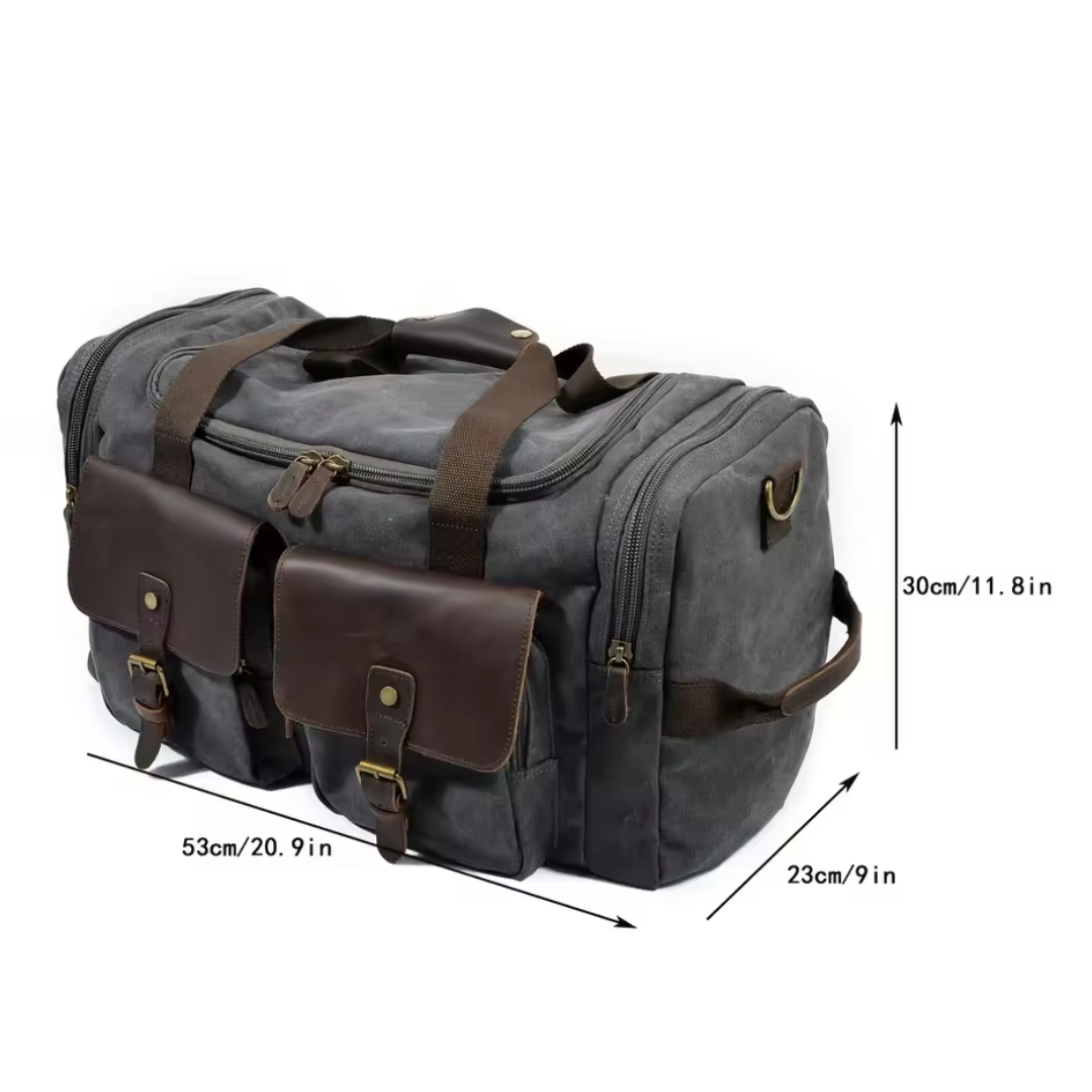 Harlan | Retro Canvas Weekend Travel Bag