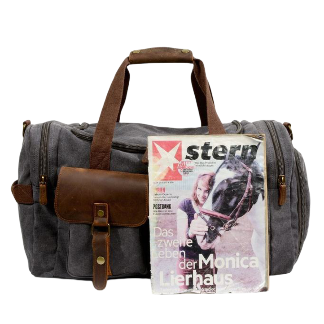 Harlan | Retro Canvas Weekend Travel Bag