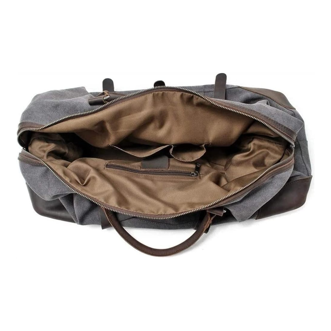 Francis | Classic Rugged Leather Duffel Bag