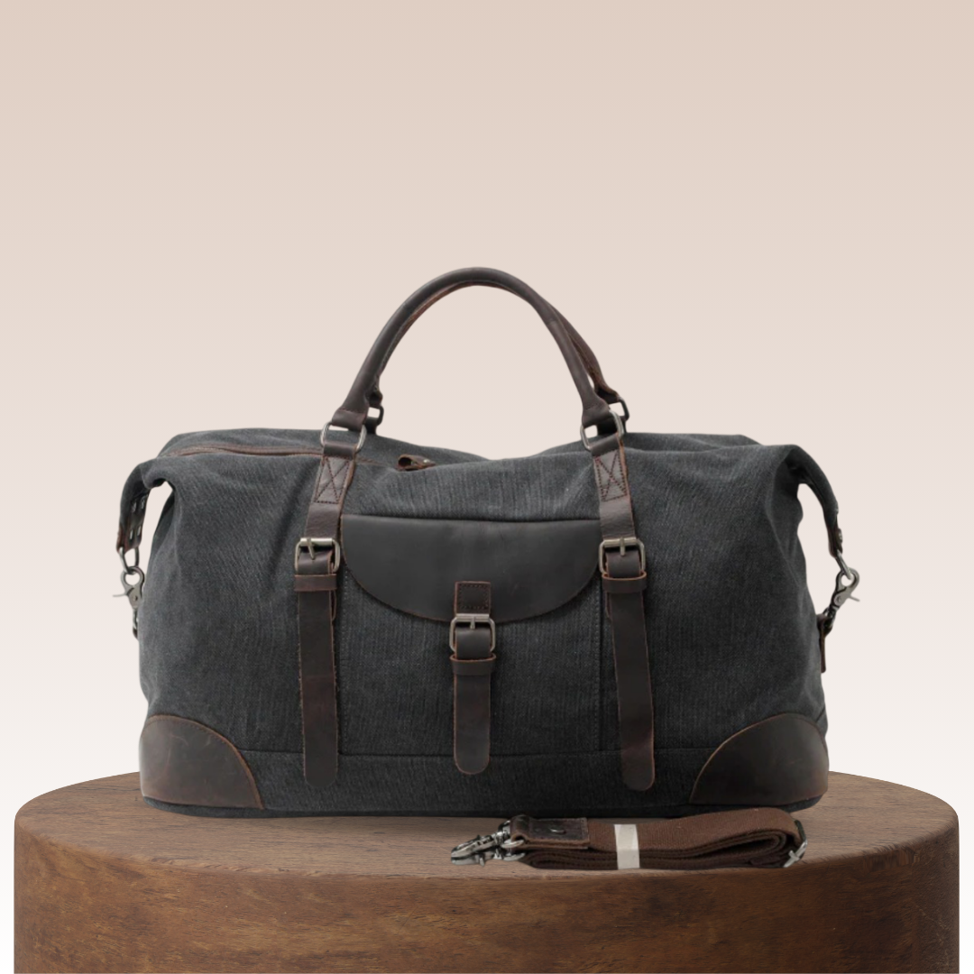 Francis | Classic Rugged Leather Duffel Bag