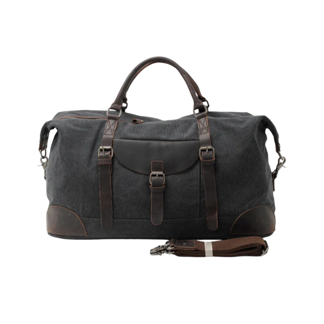 Francis | Classic Rugged Leather Duffel Bag