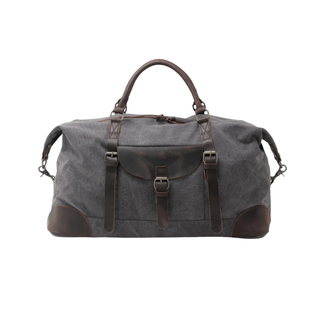 Francis | Classic Rugged Leather Duffel Bag