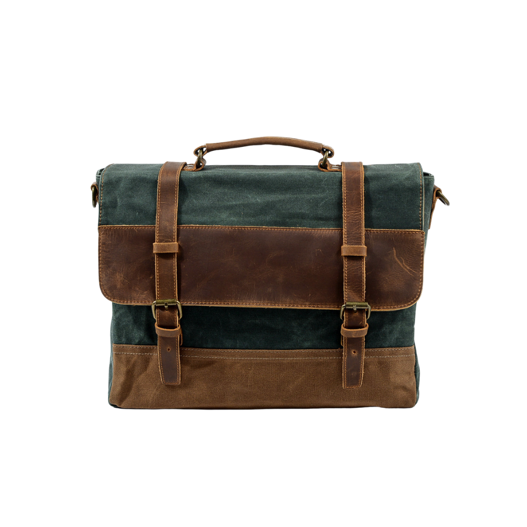 Kevin | Durable Canvas and Leather Messenger Bag