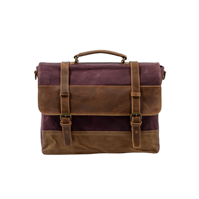 Kevin | Durable Canvas and Leather Messenger Bag