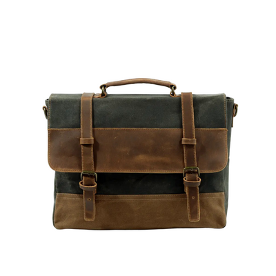 Kevin | Durable Canvas and Leather Messenger Bag