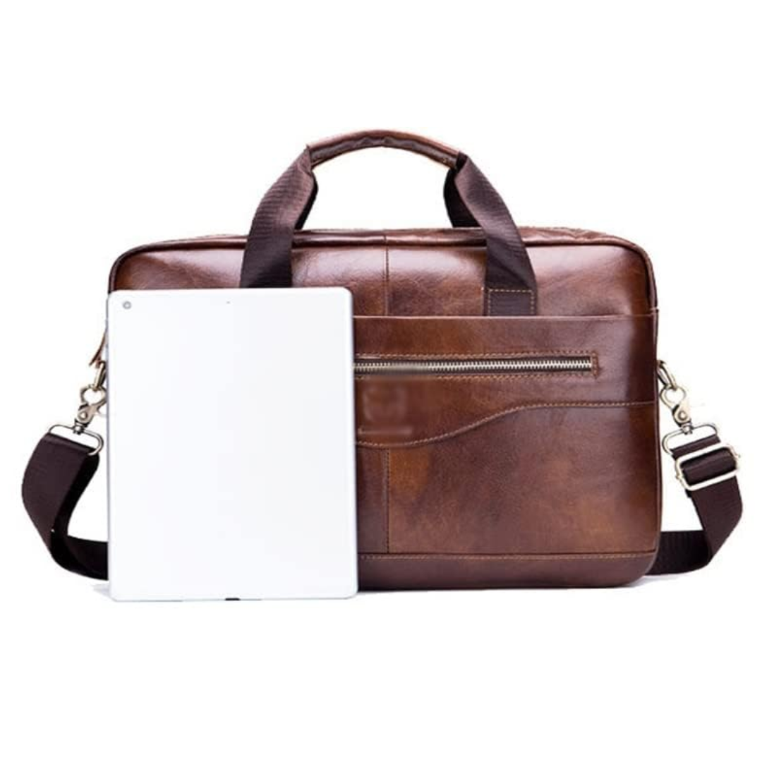 Anthony | Contemporary Leather Briefcase | Versatile Crossbody Bag