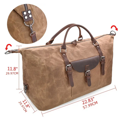 Leo | Chic Leather Travel Collection | Duffel Bag