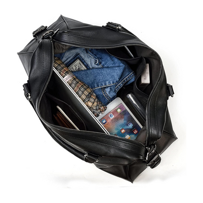 Rafael Leather Weekend Duffel Bag