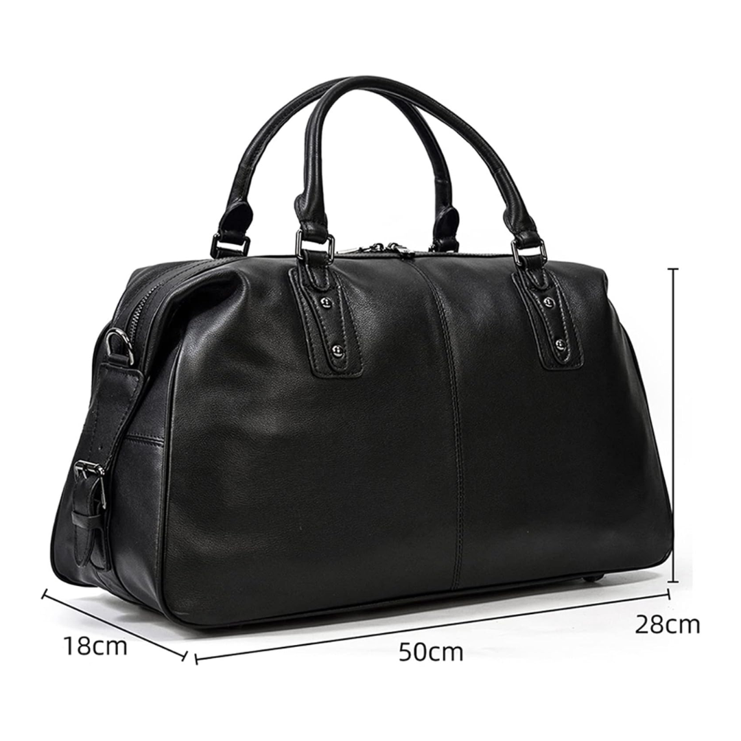 Rafael Leather Weekend Duffel Bag