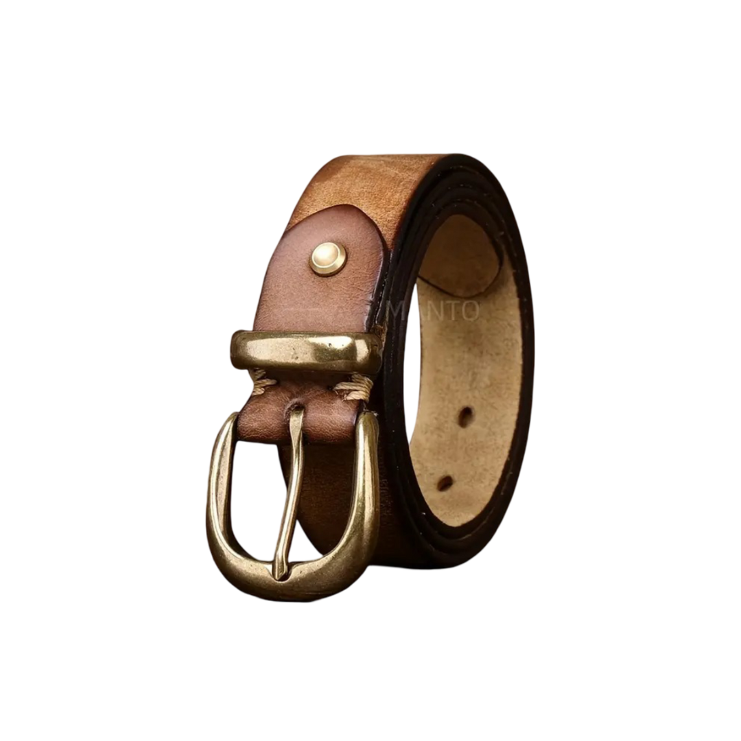 Hudson | Heritage Brass Buckle Belt