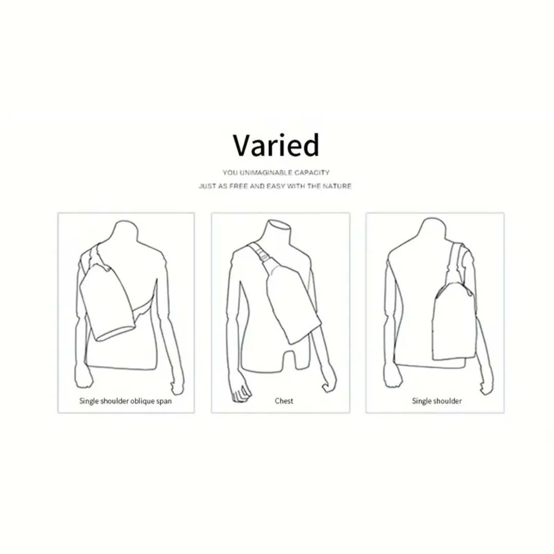 Callum | Men's Leather Crossbody Chest Bag