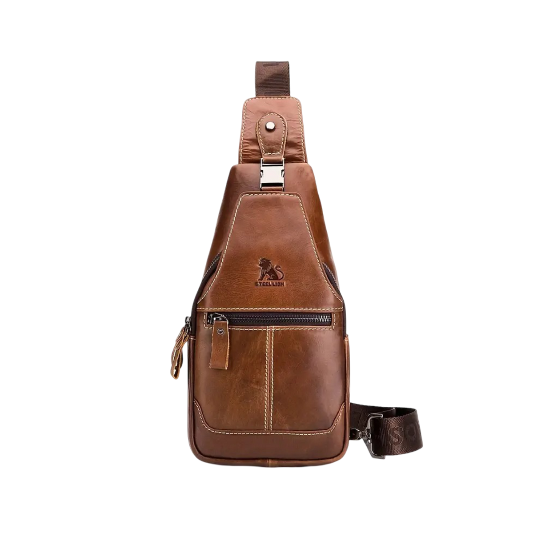 Callum | Men's Leather Crossbody Chest Bag