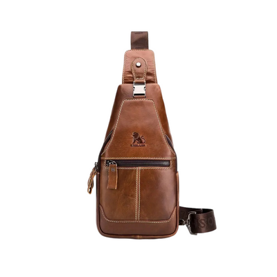 Callum | Men's Leather Crossbody Chest Bag