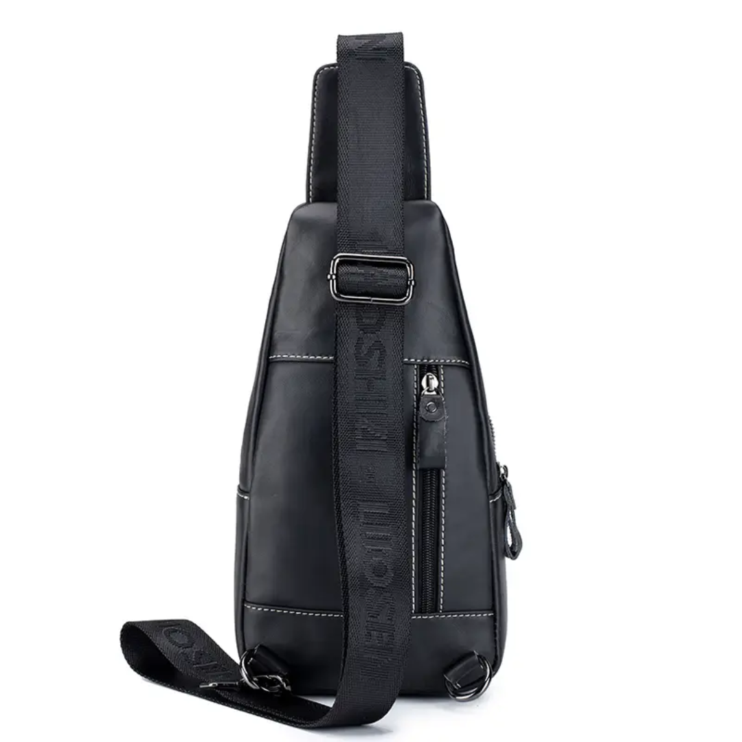 Callum | Men's Leather Crossbody Chest Bag