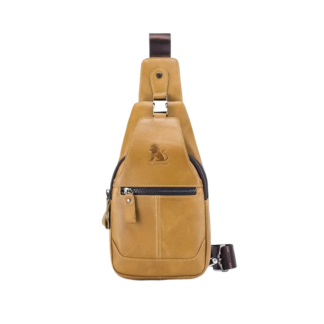 Callum | Men's Leather Crossbody Chest Bag