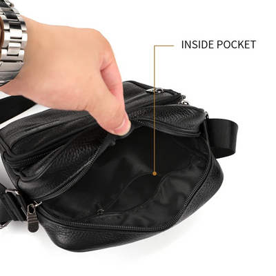 Arlo | Men's Leather Multi-Functional Shoulder Bag