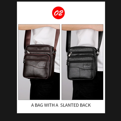 Arlo | Men's Leather Multi-Functional Shoulder Bag