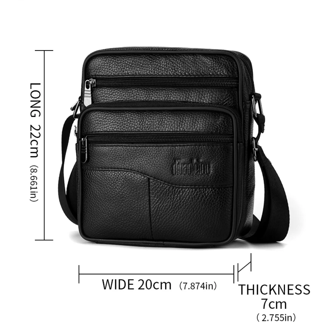 Arlo | Men's Leather Multi-Functional Shoulder Bag