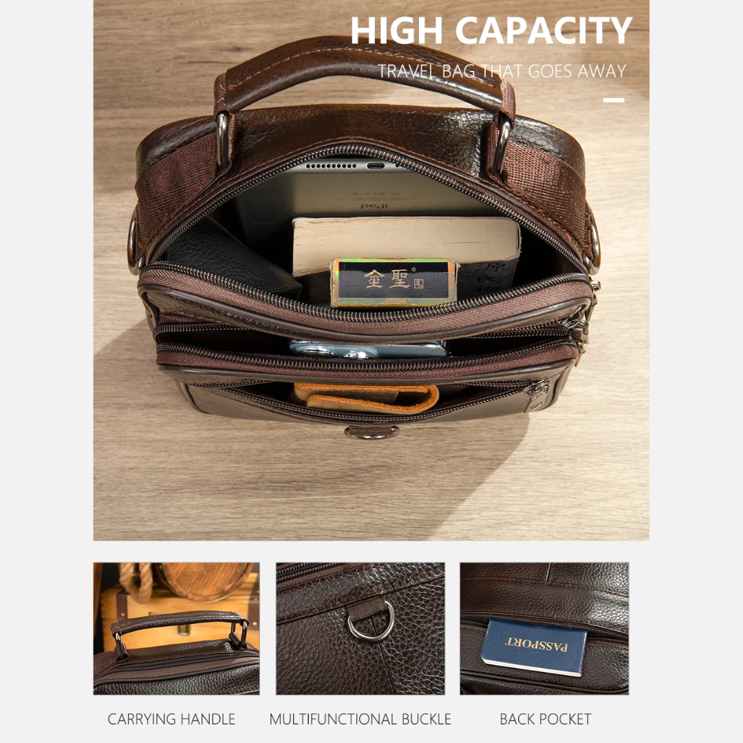 Logan | Men's Retro Leather Crossbody Bag