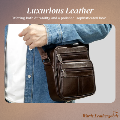 Griffin | Men's Leather Crossbody Business Bag