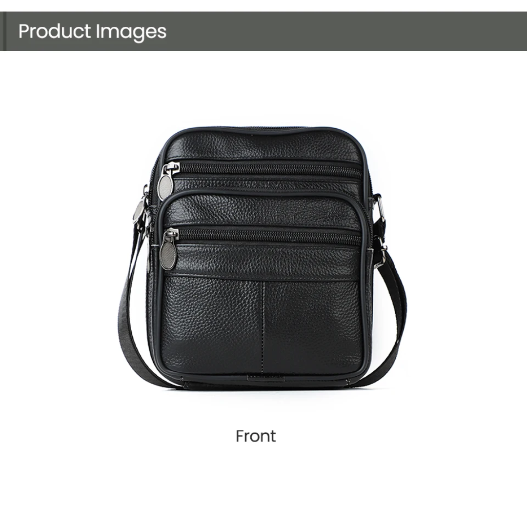Griffin | Men's Leather Crossbody Business Bag