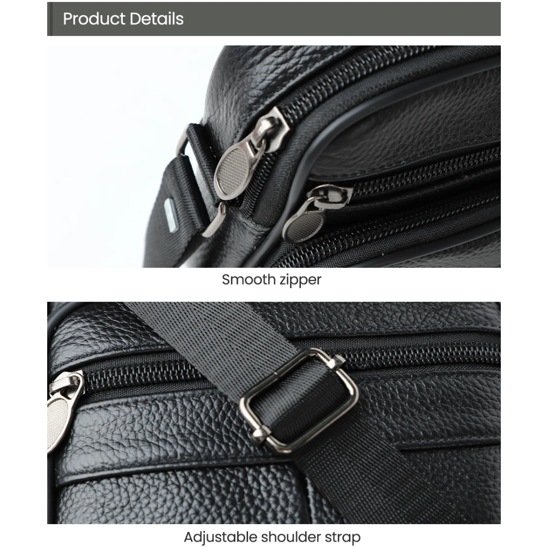 Griffin | Men's Leather Crossbody Business Bag