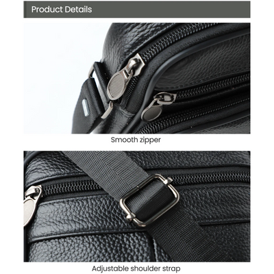 Griffin | Men's Leather Crossbody Business Bag