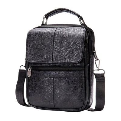 Jasper Men's Leather Courier Shoulder Bag