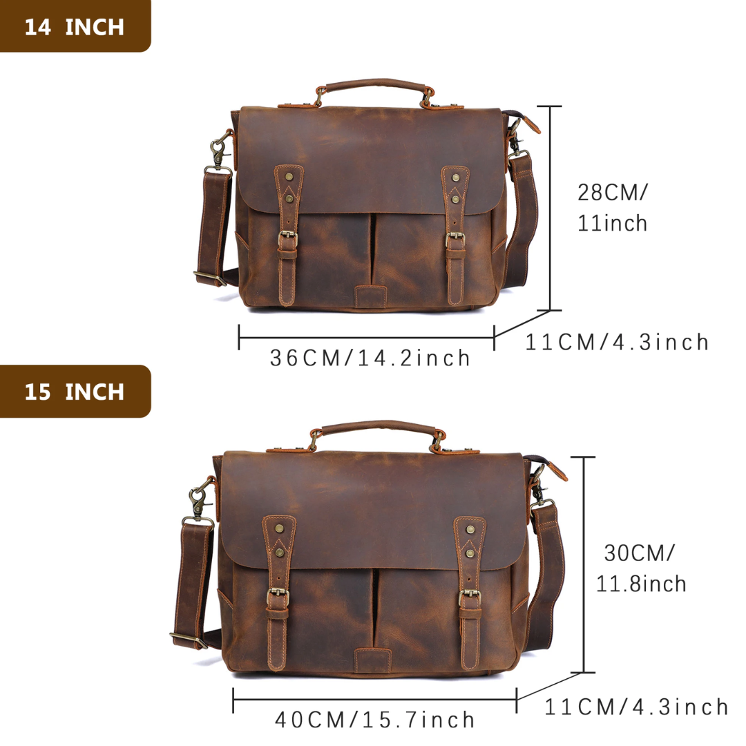 Hudson | Legacy Leather Satchel